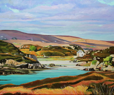 Painting titled "Over To Tullyillion…" by Emma Cownie, Original Artwork, Oil