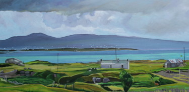 Painting titled "From Cloughcor To M…" by Emma Cownie, Original Artwork, Oil