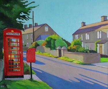 Painting titled "This is England" by Emma Cownie, Original Artwork, Oil