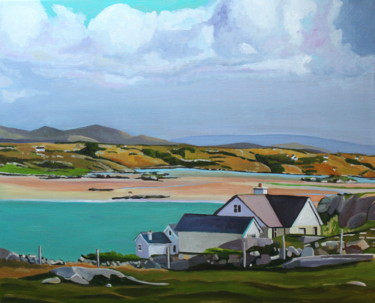 Painting titled "From Cruit Island,…" by Emma Cownie, Original Artwork, Oil