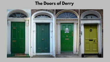 Fotografia intitolato "The Green Doors of…" da Emma Cownie, Opera d'arte originale, Fotografia digitale