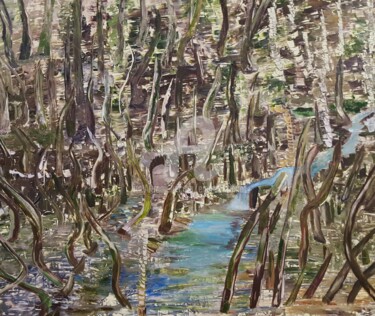 Peinture intitulée "Des-Arbres-et- Des-…" par Emma Henriot, Œuvre d'art originale