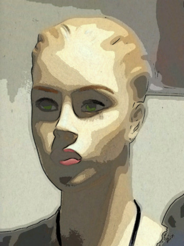 Digitale Kunst mit dem Titel "Illusions Mannequin…" von Emma Laflute, Original-Kunstwerk, 2D digitale Arbeit