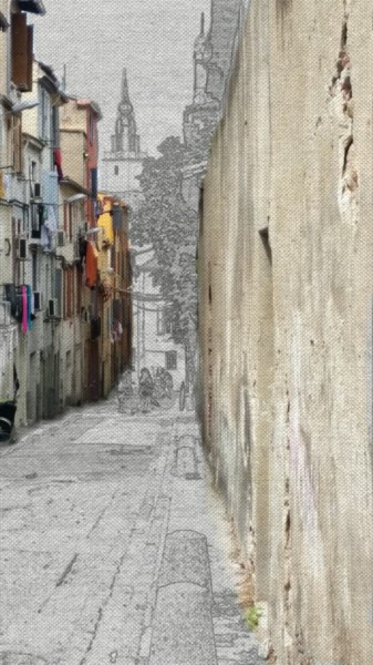 Photographie intitulée "Dans les rues de Vi…" par Emma Laflute, Œuvre d'art originale, Photographie numérique