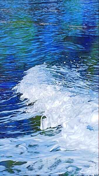 Fotografía titulada "The foam of the wav…" por Emma Laflute, Obra de arte original, Fotografía no manipulada
