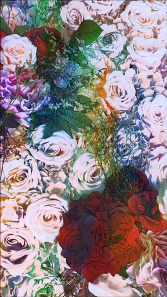 Fotografia zatytułowany „Des fleurs uniques…” autorstwa Emma Laflute, Oryginalna praca, Fotografia cyfrowa