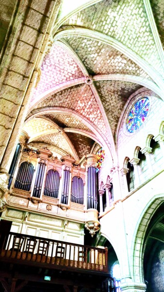 Fotografia intitolato "Les grandes orgues" da Emma Laflute, Opera d'arte originale, Fotografia digitale