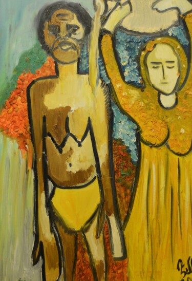 Pintura intitulada "Traditions" por Emma Tumanyan, Obras de arte originais, Óleo