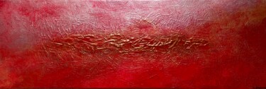 Malerei mit dem Titel "Streams" von Emmanuelle Biscara, Original-Kunstwerk, Acryl Auf Keilrahmen aus Holz montiert