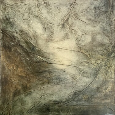 Картина под названием "En Silence" - Emmanuelle Biscara, Подлинное произведение искусства, Акрил Установлен на Деревянная ра…