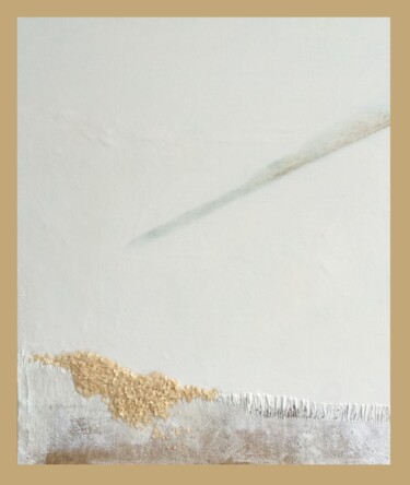 Картина под названием "Pensée blanche" - Emma Lapassouze, Подлинное произведение искусства