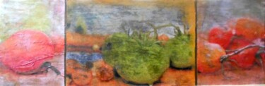 Peinture intitulée "Rougir devant le ja…" par Emma Laroche, Œuvre d'art originale, Huile