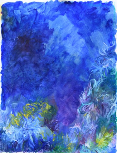 Painting titled "Sea 01" by Emmanuel Beckrich, Original Artwork, Oil