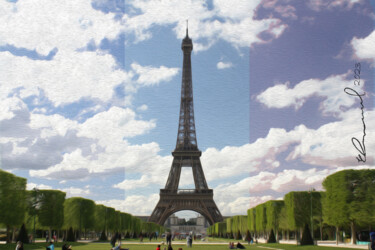 Arte digitale intitolato "A torre" da Emmanuel Costa, Opera d'arte originale, Pittura digitale
