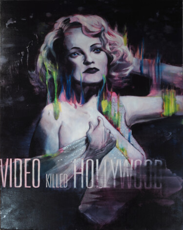 绘画 标题为“Hollywood 1” 由Emmanuel Jarre, 原创艺术品, 油