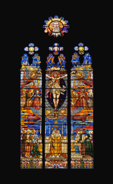 Fotografía titulada "Le Vitrail du Saint…" por Emmanuel Mathiss (Emmanuel Mathiss de la Citadelle), Obra de arte original, F…