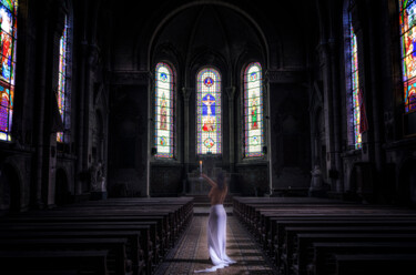 Fotografie mit dem Titel "La chapelle des Tro…" von Emmanuel Raussin, Original-Kunstwerk, Digitale Fotografie