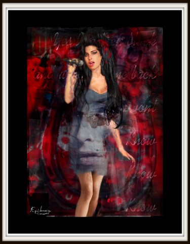 Digital Arts titled "Amy" by Epidermic Session, Original Artwork, Digital Painting