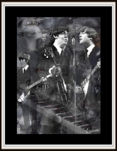 Artes digitais intitulada "The Beatles" por Epidermic Session, Obras de arte originais, Pintura digital