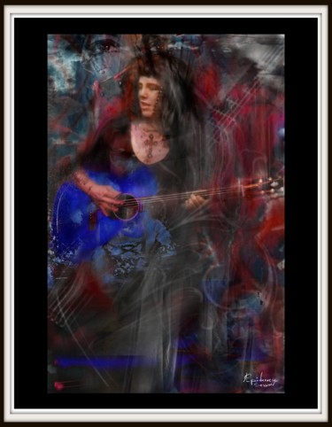 Arte digital titulada "Concrete Blonde" por Epidermic Session, Obra de arte original, Pintura Digital