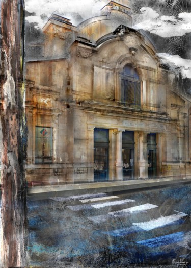 Arts numériques intitulée "Théâtre Marseillan…" par Epidermic Session, Œuvre d'art originale, Peinture numérique