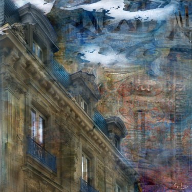 Digitale Kunst mit dem Titel "Marseillan carré 5" von Epidermic Session, Original-Kunstwerk, 2D digitale Arbeit