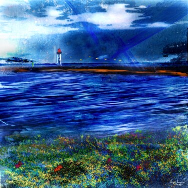 Digital Arts titled "Marseillan carré 13" by Epidermic Session, Original Artwork, Digital Painting