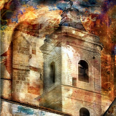 Digital Arts titled "Marseillan carré 19" by Epidermic Session, Original Artwork, Digital Painting