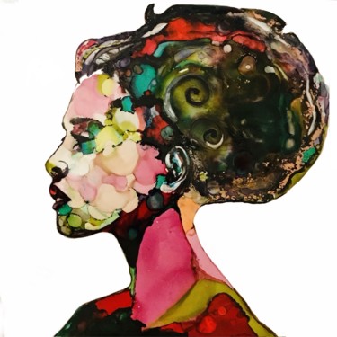 Peinture intitulée "Résolument coloré" par Emmanuel Tissandier, Œuvre d'art originale, Encre