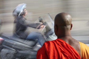 Fotografia intitolato "moto zen" da Emmanuel Jahan, Opera d'arte originale