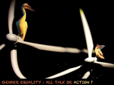 "gender equality" başlıklı Fotoğraf Emmanuel Jahan tarafından, Orijinal sanat