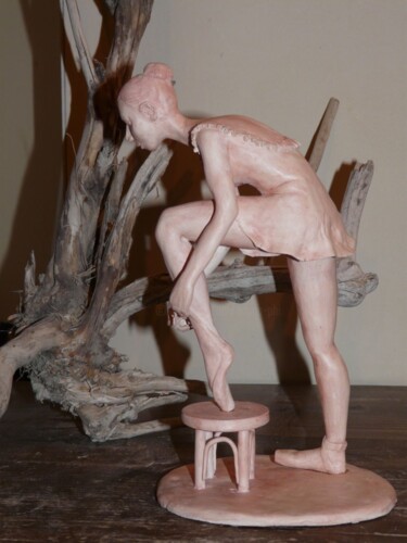 Sculpture titled "statuette danseuse…" by Emmanuelle Bernard, Original Artwork