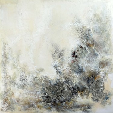 Peinture intitulée ""En même temps" abs…" par Emmanuelle Vroelant, Œuvre d'art originale, Acrylique Monté sur Châssis en bois