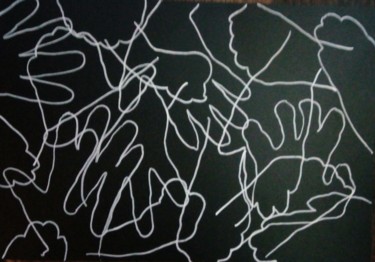 Рисунок под названием "Hands" - Emmanuelle Noizet, Подлинное произведение искусства, Другой