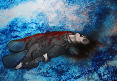 Malerei mit dem Titel "soldat.jpg" von Emmanuelle Noizet, Original-Kunstwerk, Öl
