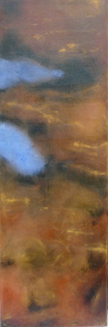 Peinture intitulée "huile-et-pigments-s…" par Emmanuelle Noizet, Œuvre d'art originale, Huile