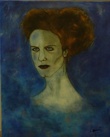 Peinture intitulée "Milena" par Emmanuelle Noizet, Œuvre d'art originale, Huile