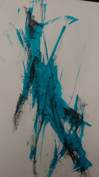 Peinture intitulée "Encre sur papier" par Emmanuelle Noizet, Œuvre d'art originale, Encre