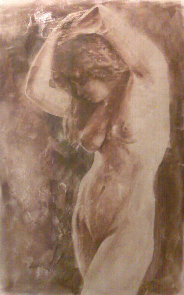 Pittura intitolato "a fresco 10" da Emmanuel Roussel, Opera d'arte originale