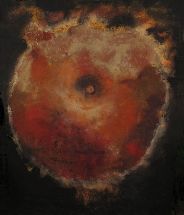 Peinture intitulée "planète rousse" par Nicole Pavlowsky, Œuvre d'art originale