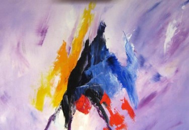 Painting titled "UNTITLED" by Emotion, Original Artwork, Oil