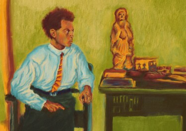 Egon Schiele portrait 10 Arts numériques intitulée "Egon Schiele portra…" par Empty St, Œuvre d'art originale, Peinture numérique