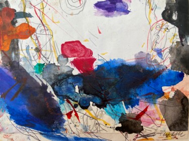 Peinture intitulée "„Seelenlandschaften…" par Emy Ferjanc, Œuvre d'art originale, Aquarelle