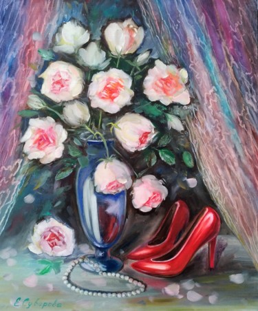 Painting titled "Rendez-vous" by Ekaterina Suvorova, Original Artwork, Oil
