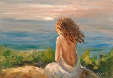 Painting titled "Dreamer" by Ekaterina Suvorova, Original Artwork, Oil