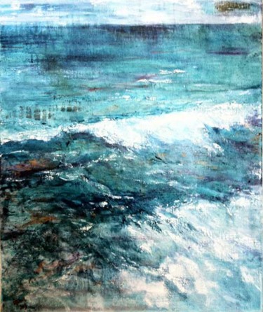 Painting titled "Turbulences" by Encaoua, Original Artwork