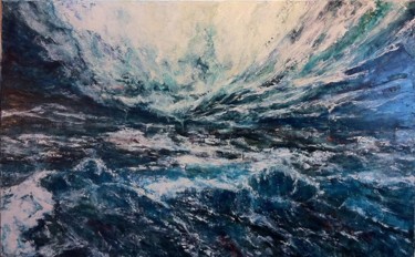 Peinture intitulée "Storm" par Encaoua, Œuvre d'art originale