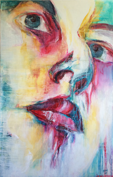 Painting titled "Iseline" by Encaoua, Original Artwork