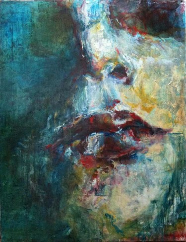 Painting titled "Olga" by Encaoua, Original Artwork