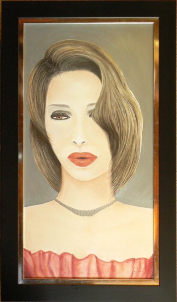 Pintura titulada "Mujer siglo XXI (Wo…" por Encarnación Jerez Torregrosa, Obra de arte original, Acrílico